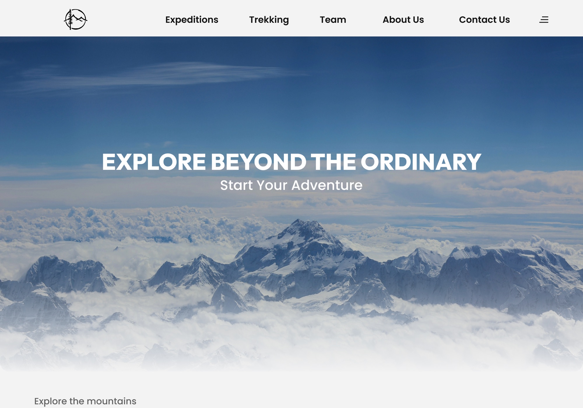 Kora Quest Adventure home page hero